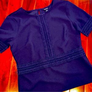 Black Ann Taylor Blouse sz M